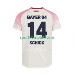 Bayer 04 Leverkusen Muškarci Gostujući Nogometni Dres Patrik Schick 14 2025-2026 Kratki Rukavi