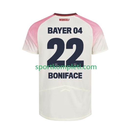 Bayer 04 Leverkusen Muškarci Gostujući Nogometni Dres Victor Boniface 22 2025-2026 Kratki Rukavi