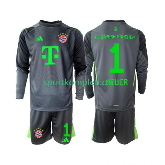 FC Bayern München Vratar Djeca Gostujući Nogometni Dres Neuer 1 2025-2026 Dugi Rukavi