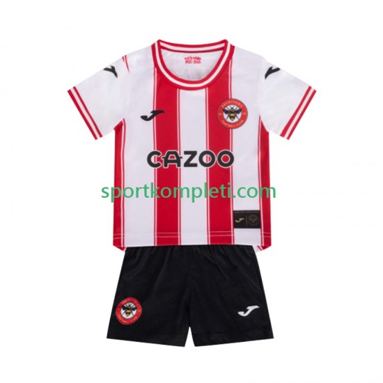 Djeca Domaći Nogometni Dres Brentford 2025-2026 Kratki Rukavi