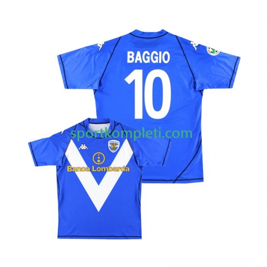 Retro Muškarci Domaći Nogometni Dres Brescia Calcio Baggio 10 2003 2004 Kratki Rukavi