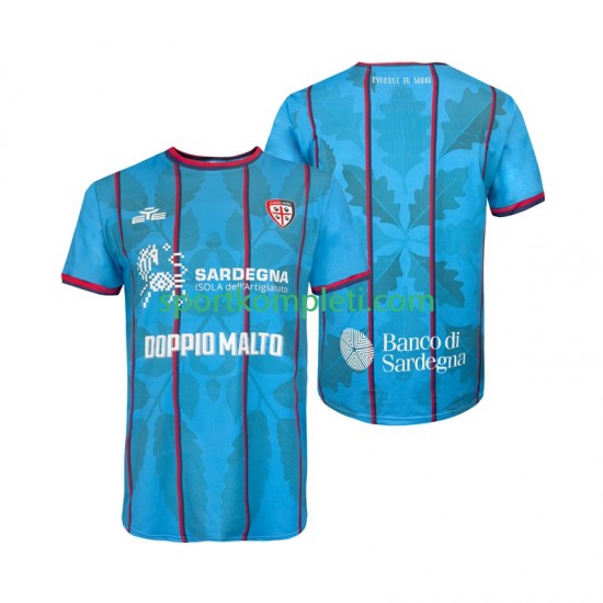 Cagliari Muškarci Treći Nogometni Dres 2025-2026 Kratki Rukavi
