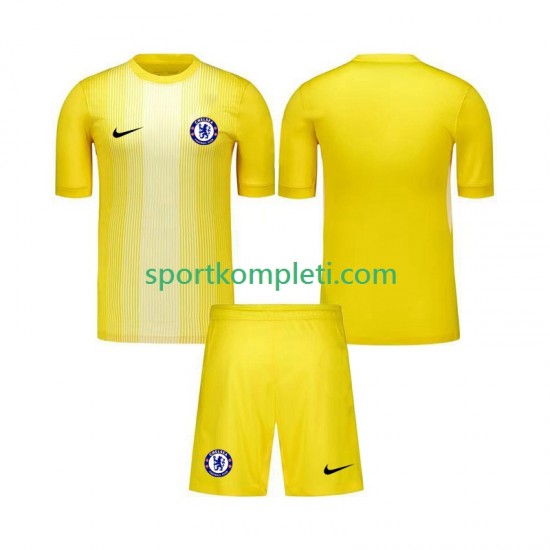 Chelsea Vratar Djeca Treći Nogometni Dres 2025-2026 Kratki Rukavi