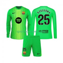FC Barcelona Vratar Djeca Domaći Nogometni Dres Szczesny 25 2025-2026 Dugi Rukavi