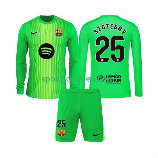 FC Barcelona Vratar Djeca Domaći Nogometni Dres Szczesny 25 2025-2026 Dugi Rukavi FC Barcelona Vratar Djeca Domaći Nogometni Dres Szczesny 25 2025-2026 Dugi Rukavi