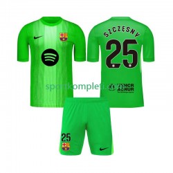 FC Barcelona Vratar Djeca Domaći Nogometni Dres Szczesny 25 2025-2026 Kratki Rukavi