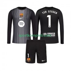 FC Barcelona Vratar Djeca Treći Nogometni Dres Ter Stegen 1 2025-2026 Dugi Rukavi