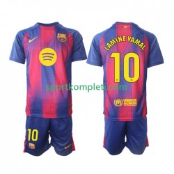 FC Barcelona Djeca Domaći Nogometni Dres Lamine Yamal 10 2025-2026 Kratki Rukavi