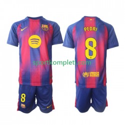 FC Barcelona Djeca Domaći Nogometni Dres Pedri 8 2025-2026 Kratki Rukavi