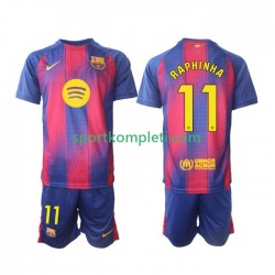 FC Barcelona Djeca Domaći Nogometni Dres Raphinha 11 2025-2026 Kratki Rukavi