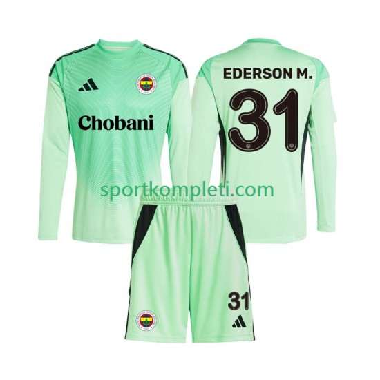 Vratar Djeca Gostujući Nogometni Dres Fenerbahce Ederson Moraes 31 2025-2026 Dugi Rukavi