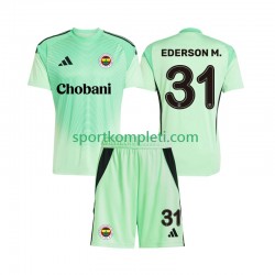 Vratar Djeca Gostujući Nogometni Dres Fenerbahce Ederson Moraes 31 2025-2026 Kratki Rukavi