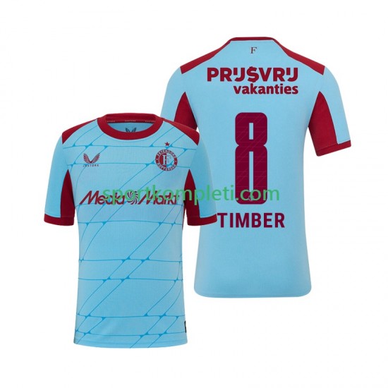 Feyenoord Rotterdam Muškarci Treći Nogometni Dres Quinten Timber 8 2025-2026 Kratki Rukavi