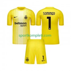 Inter Milan Vratar Djeca Gostujući Nogometni Dres Yann Sommer 1 2025-2026 Kratki Rukavi