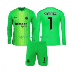 Inter Milan Vratar Djeca Treći Nogometni Dres Yann Sommer 1 2025-2026 Dugi Rukavi
