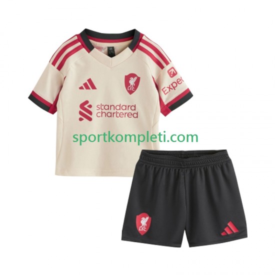Liverpool Djeca Gostujući Nogometni Dres 2025-2026 Kratki Rukavi Liverpool Djeca Gostujući Nogometni Dres 2025-2026 Kratki Rukavi