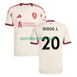 Liverpool Muškarci Gostujući Nogometni Dres Diogo Jota 20 2025-2026 Kratki Rukavi
