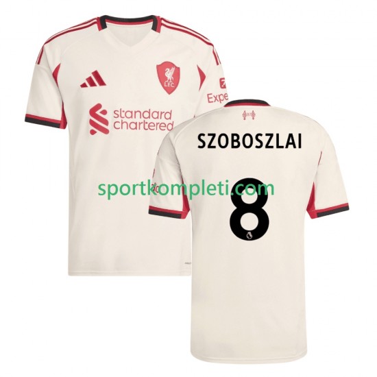 Liverpool Muškarci Gostujući Nogometni Dres Dominik Szoboszlai 8 2025-2026 Kratki Rukavi