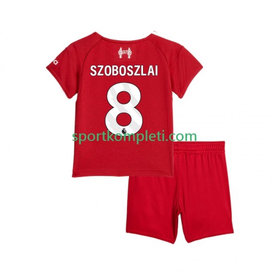 Liverpool Djeca Domaći Nogometni Dres Dominik Szoboszlai 8 2025-2026 Kratki Rukavi