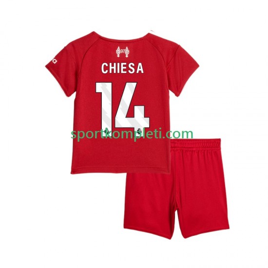 Liverpool Djeca Domaći Nogometni Dres Federico Chiesa 14 2025-2026 Kratki Rukavi