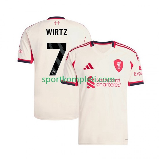 Liverpool Muškarci Gostujući Nogometni Dres Florian Wirtz 7 2025-2026 Kratki Rukavi
