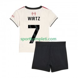 Liverpool Djeca Gostujući Nogometni Dres Florian Wirtz 7 2025-2026 Kratki Rukavi