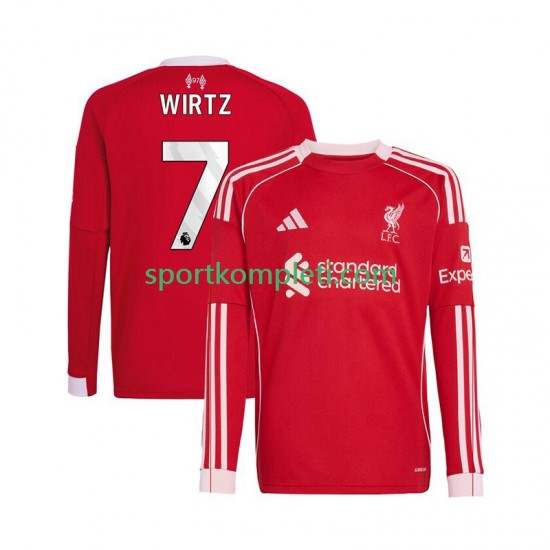 Liverpool Muškarci Domaći Nogometni Dres Florian Wirtz 7 2025-2026 Dugi Rukavi