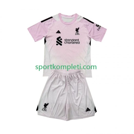 Liverpool Vratar Djeca Treći Nogometni Dres 2025-2026 Kratki Rukavi