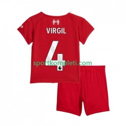 Liverpool Djeca Domaći Nogometni Dres Virgil van Dijk 4 2025-2026 Kratki Rukavi