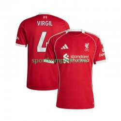 Liverpool Muškarci Domaći Nogometni Dres Virgil van Dijk 4 2025-2026 Kratki Rukavi