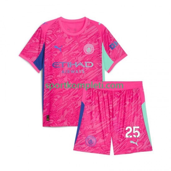 Manchester City Vratar Djeca Gostujući Nogometni Dres Gianluigi Donnarumma 25 2025-2026 Kratki Rukavi