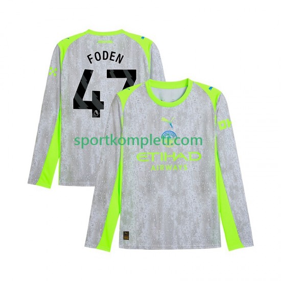 Manchester City Muškarci Treći Nogometni Dres Phil Foden 47 2025-2026 Dugi Rukavi