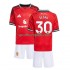 Manchester United Djeca Domaći Nogometni Dres Benjamin Sesko 30 2025-2026 Kratki Rukavi