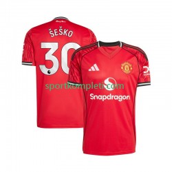 Manchester United Muškarci Domaći Nogometni Dres Benjamin Sesko 30 2025-2026 Kratki Rukavi