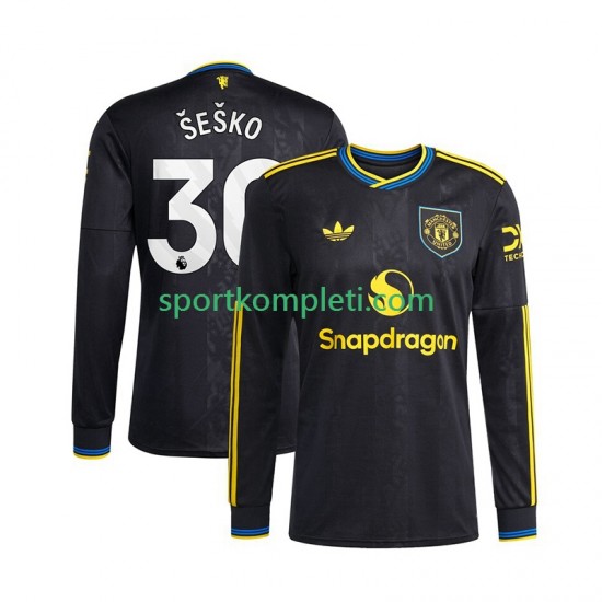 Manchester United Muškarci Treći Nogometni Dres Benjamin Sesko 30 2025-2026 Dugi Rukavi