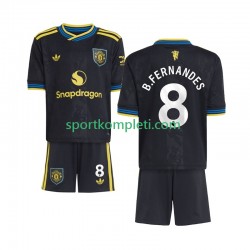 Manchester United Djeca Treći Nogometni Dres Bruno Fernandes 8 2025-2026 Kratki Rukavi