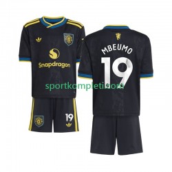 Manchester United Djeca Treći Nogometni Dres Bryan Mbeumo 19 2025-2026 Kratki Rukavi