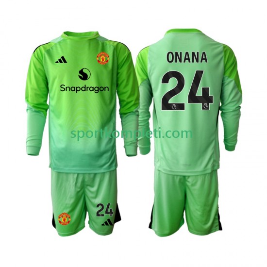 Manchester United Vratar Djeca Četvrti Nogometni Dres Andre Onana 24 2025-2026 Dugi Rukavi