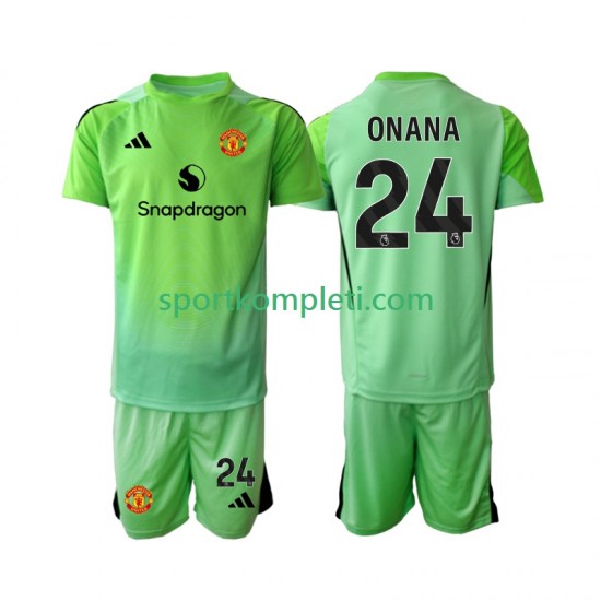 Manchester United Vratar Djeca Četvrti Nogometni Dres Andre Onana 24 2025-2026 Kratki Rukavi