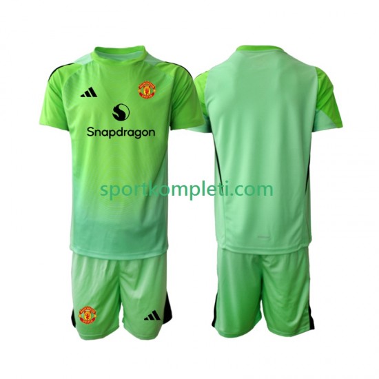 Manchester United Vratar Djeca Četvrti Nogometni Dres 2025-2026 Kratki Rukavi