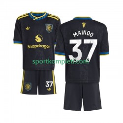 Manchester United Djeca Treći Nogometni Dres Kobbie Mainoo 37 2025-2026 Kratki Rukavi
