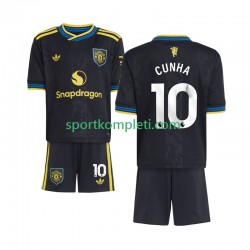 Manchester United Djeca Treći Nogometni Dres Matheus Cunha 10 2025-2026 Kratki Rukavi