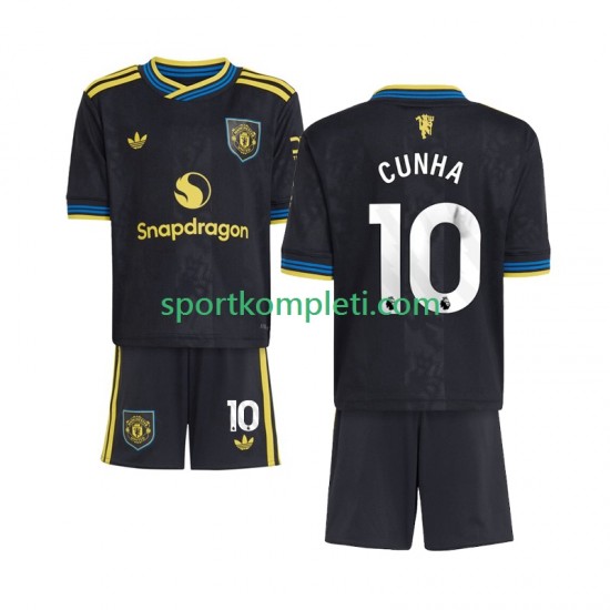 Manchester United Djeca Treći Nogometni Dres Matheus Cunha 10 2025-2026 Kratki Rukavi