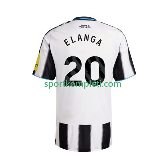 Newcastle United Muškarci Domaći Nogometni Dres Elanga 20 2025-2026 Kratki Rukavi