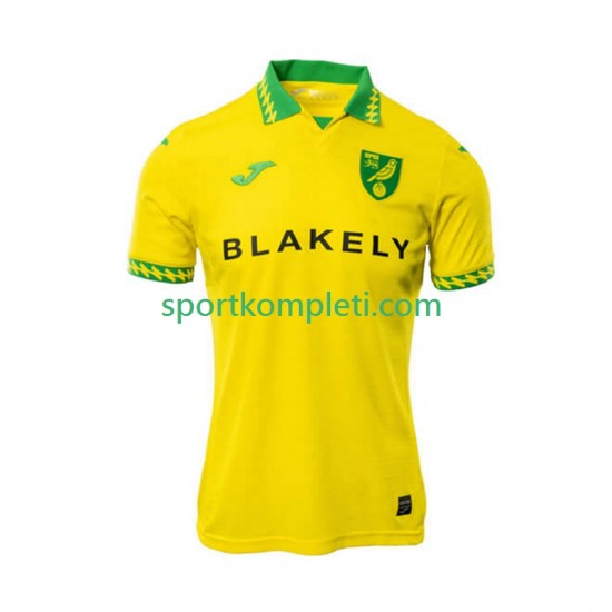 Norwich City Muškarci Domaći Nogometni Dres 2025-2026 Kratki Rukavi