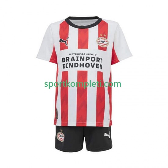 PSV Eindhoven Djeca Domaći Nogometni Dres 2025-2026 Kratki Rukavi