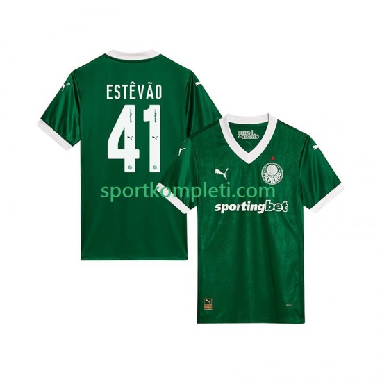 Palmeiras Muškarci Domaći Nogometni Dres Estevao 41 2025-2026 Kratki Rukavi