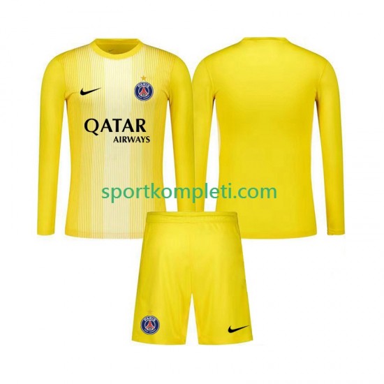 Paris Saint-Germain Vratar Djeca Treći Nogometni Dres 2025-2026 Dugi Rukavi