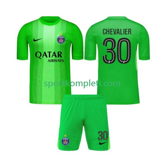Paris Saint-Germain Vratar Djeca Gostujući Nogometni Dres Lucas Chevalier 30 2025-2026 Kratki Rukavi