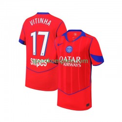 Paris Saint-Germain Djeca Treći Nogometni Dres Khvicha Kvaratskhelia 7 2025-2026 Kratki Rukavi